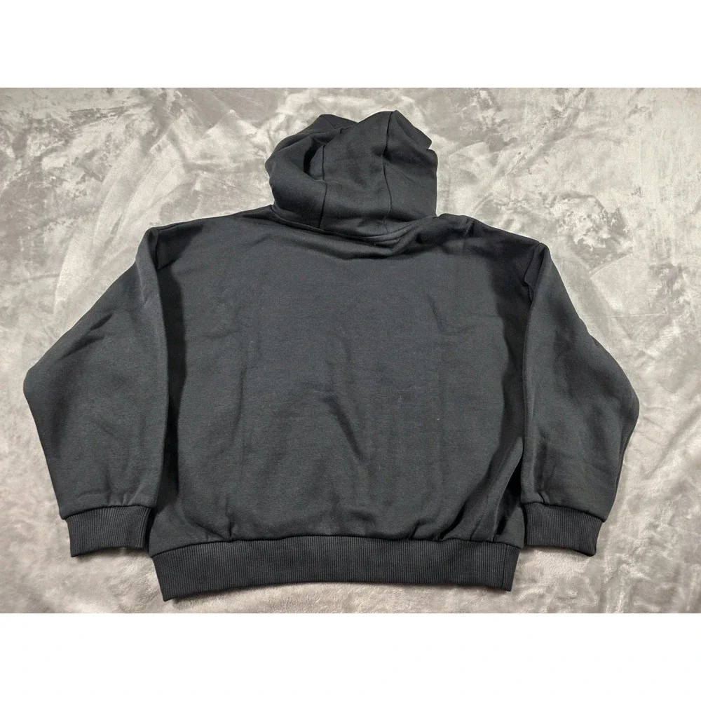 NWT Nike SB Icon‎ Dunk Oversized Black Pullover Fleece Hoodie Youth Medium